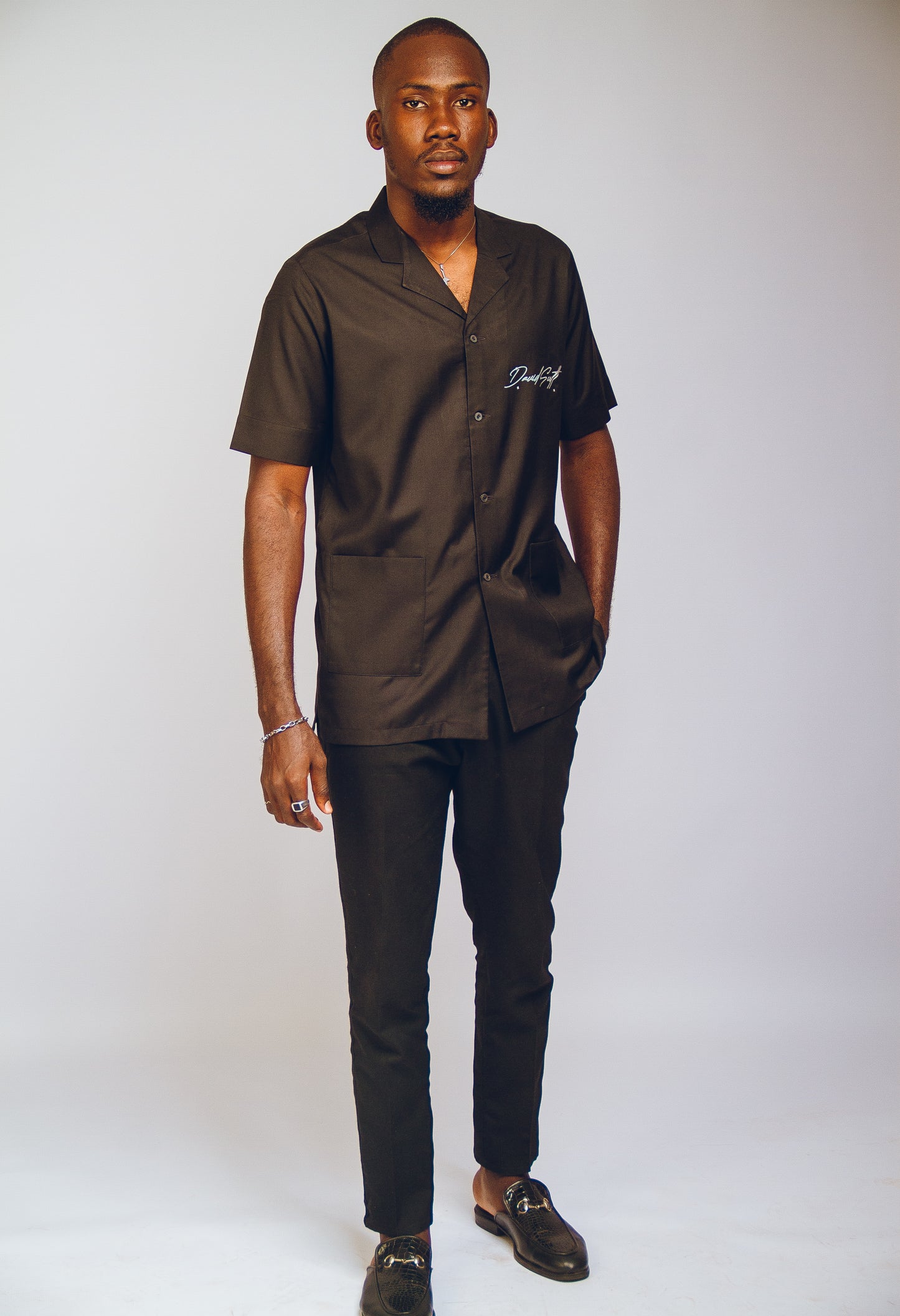 Signature Revere Shirt Kaftan by DavidScott