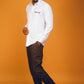 White David Scott Congress Shirt Kaftan by DavidScott