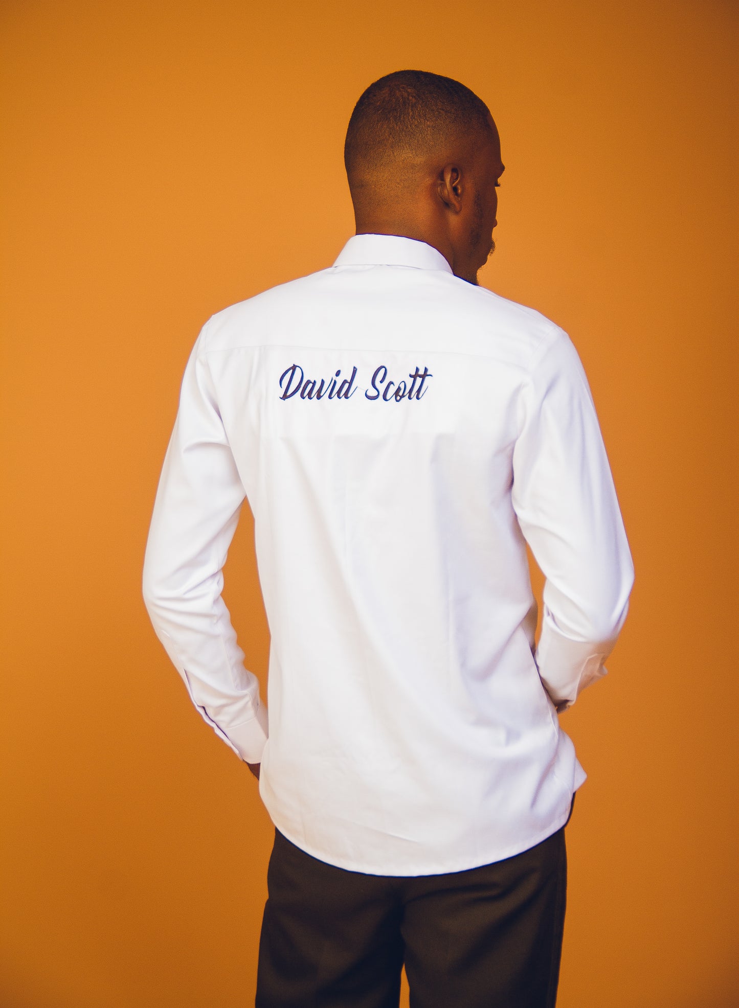 White David Scott Congress Shirt Kaftan by DavidScott