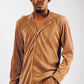 Tailored Pleats Set - Brown Kaftan by DavidScott
