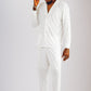 Tailored Pleats Set - White Kaftan by DavidScott