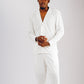 Tailored Pleats Set - White Kaftan by DavidScott