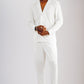 Tailored Pleats Set - White Kaftan by DavidScott