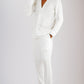 Tailored Pleats Set - White Kaftan by DavidScott